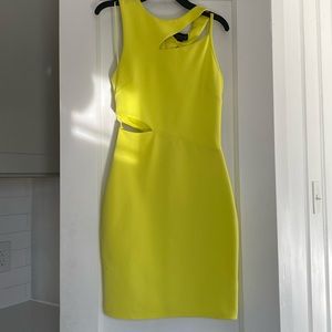Top shop size 2 neon green (lime) dress.